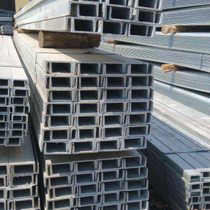 Materiales de construcción Galvanizado en caliente/Acero al carbono Estructural de viga de canal U/C